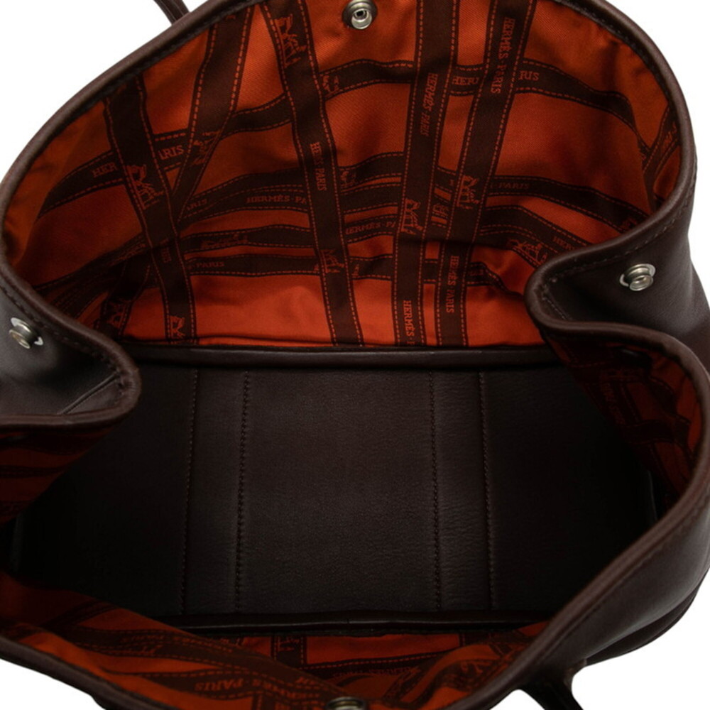 Hermès Garden Twilly TPM Tote Bag, Handbag, Brown, Swift Leather, Women's, HE... - Picture 4 of 10
